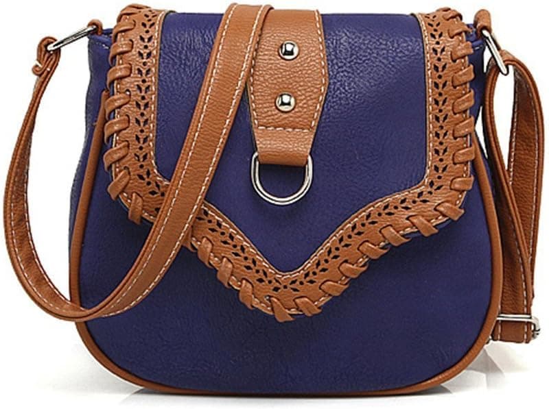 Women Candy color Crossbody Satchel Shoulder PU leather Messenger Bag Handbag Lady Purse Bag