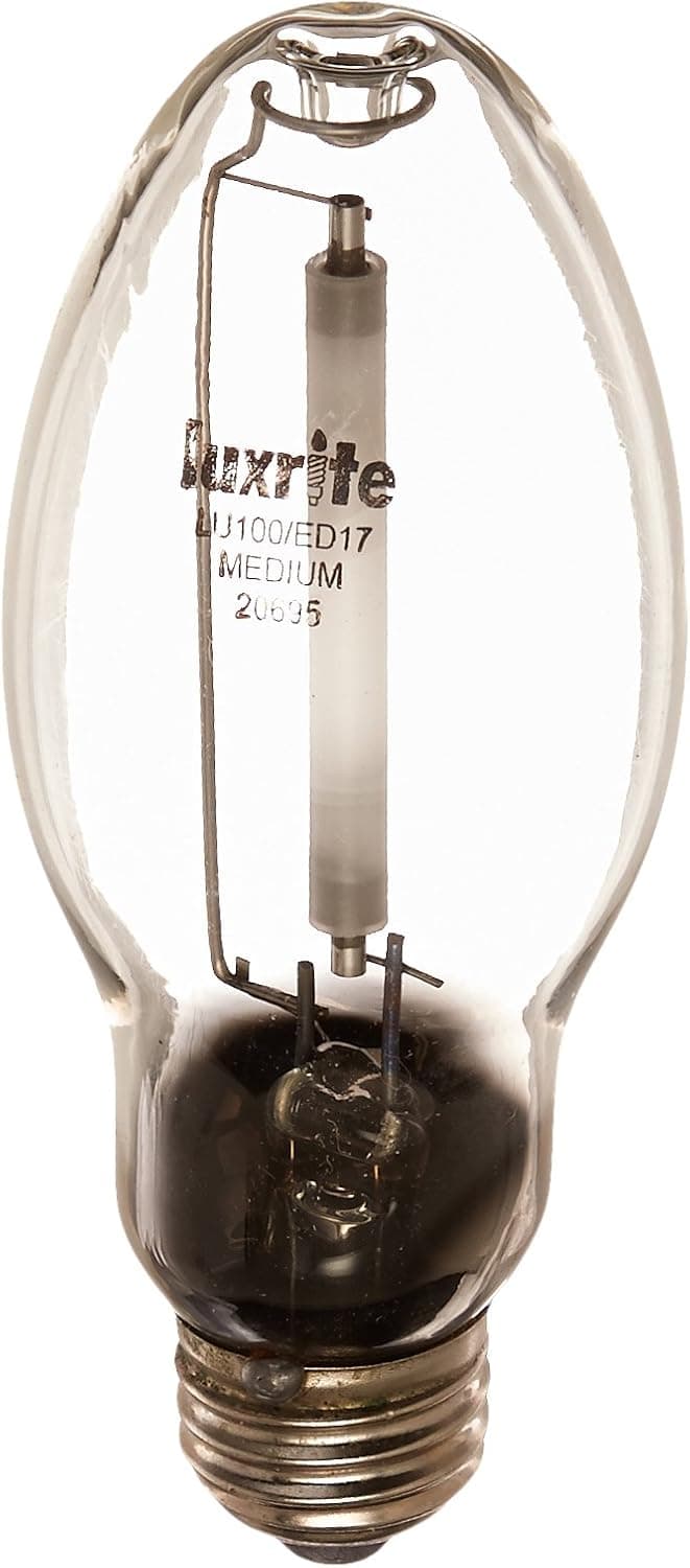 LUXRITE #20695 - 100w / MED ED17 High Pressure Sodium bulb