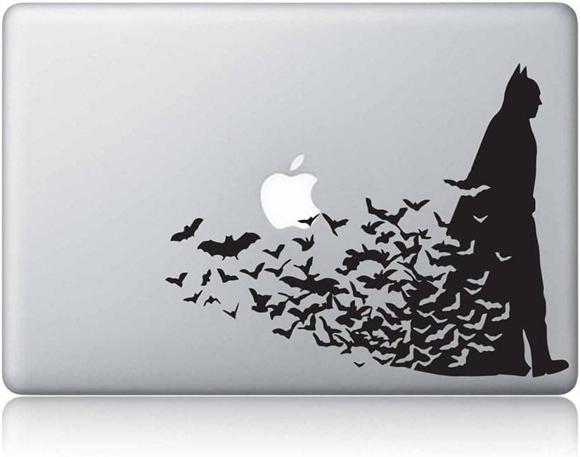 Batman And Bats Decal Apple Macbook Llaptop Vinyl Sticker Decal
