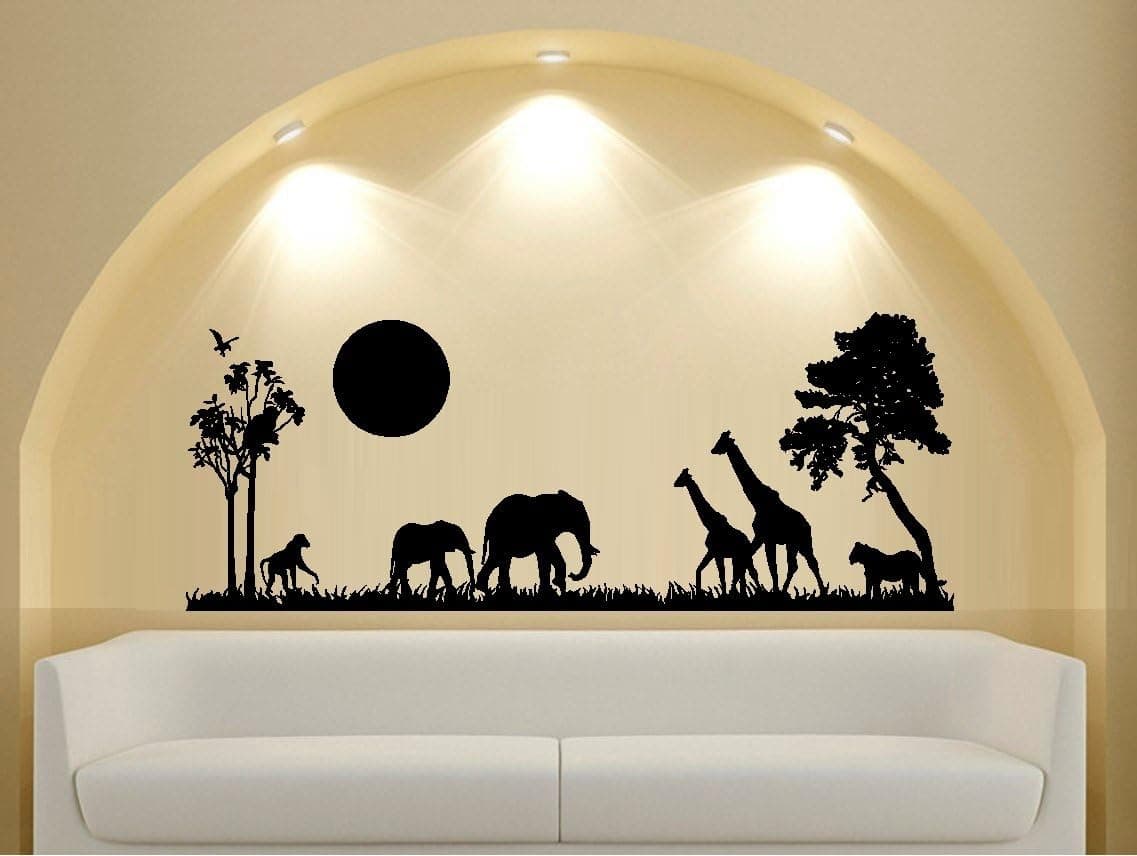 BestPricedDecals Safari #22 ~ Wall Decal: 18" X 46"