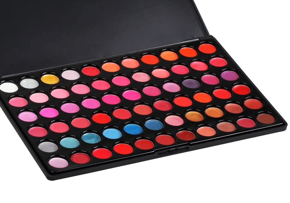 Bundle Monster 66 Professional Color Lip Gloss Lipstick Makeup Cosmetic Palette