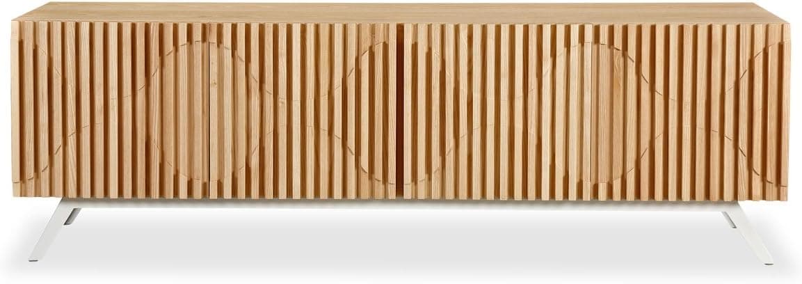 Kardiel Semibreve Mid-Century Modern Credenza, Ash Wood