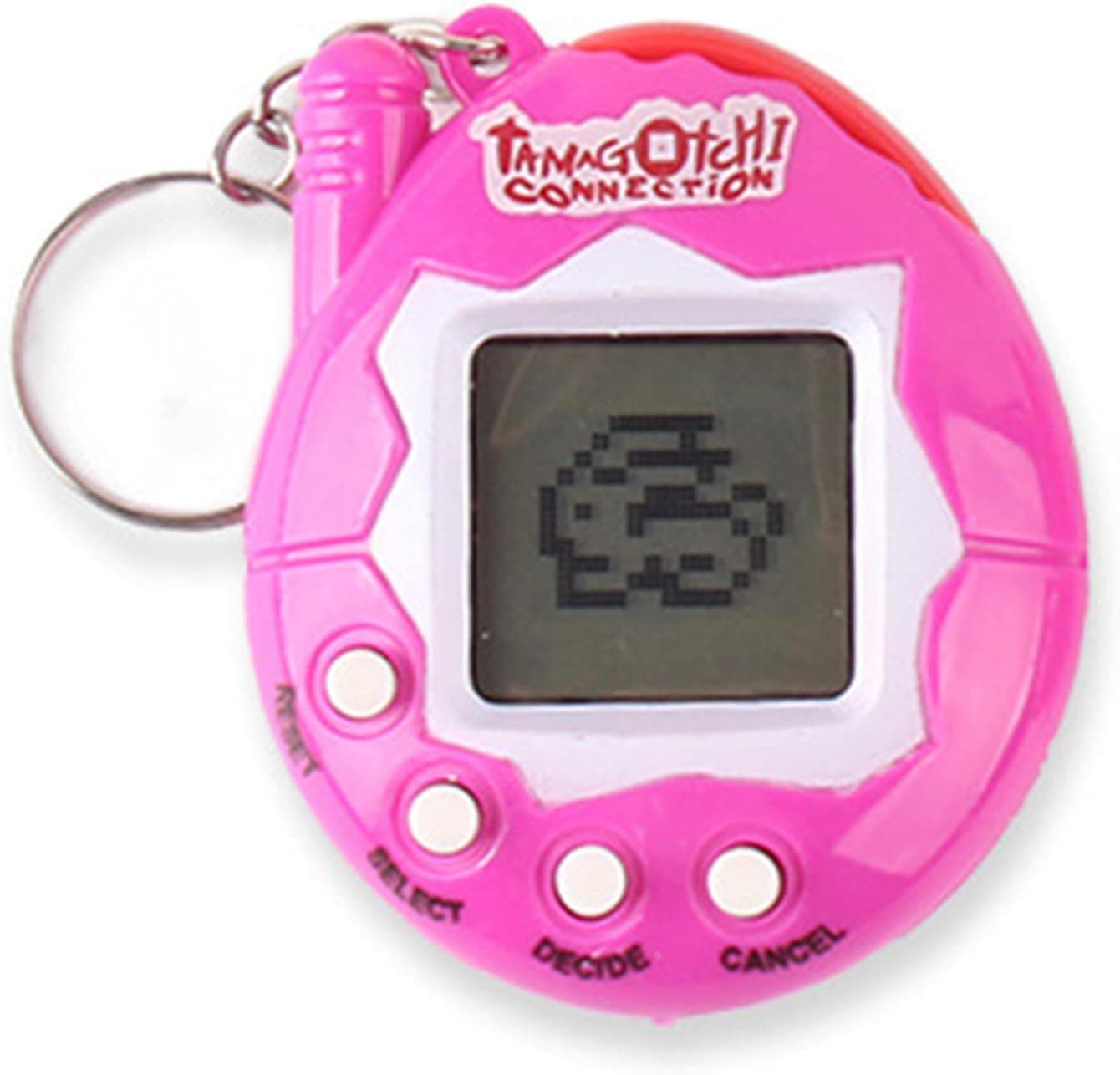 Volit New Random Color 49 Pets in One Virtual Pet Cyber Pet Toy Retro Funny AR Kitty Dogs Panda T-Rex and Other Pets and Plenty Other Animals for Kids Adults Nostalgic 90s Toy (A-Pink)