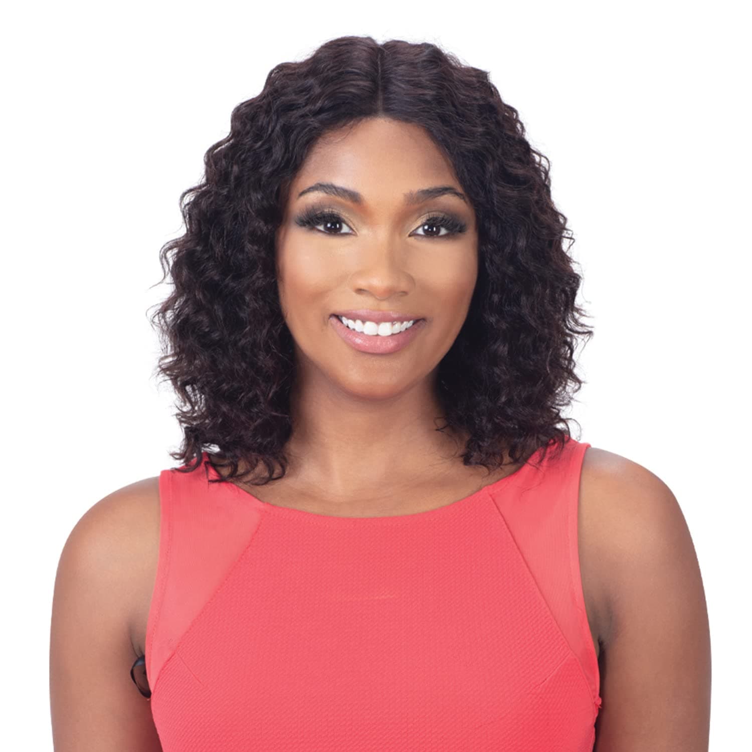 MAYDE Beauty 100% Human Hair 5" Lace & Lace Front Wig - CAPRI CURL (NATURAL)
