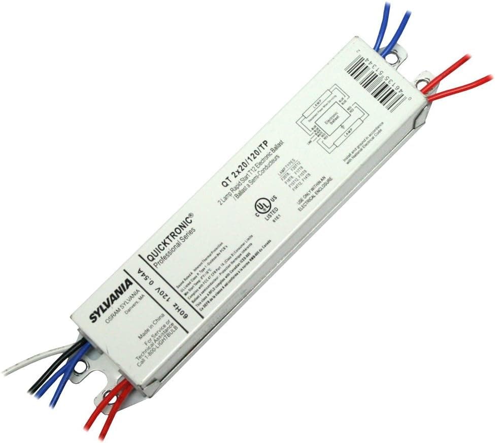 Sylvania 51344 - QT 2X20/120/TP T8 Fluorescent Ballast