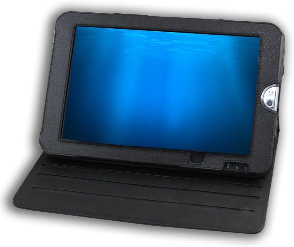 SHEATH Portfolio Style 360 Degree Rotating Leather Case Cover Stand for Toshiba Thrive 10.1-Inch Android Tablet Wi-Fi