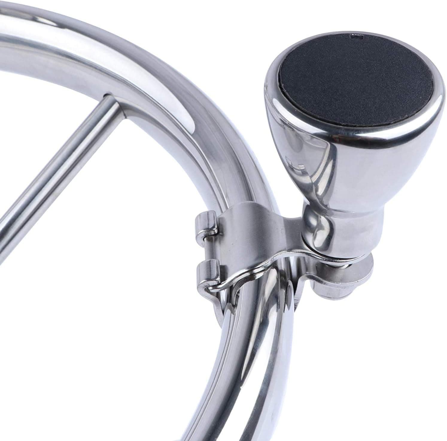 AISI 316 Stainless Steel Boat Steering Wheel Knob, Marine Steering Wheel Maneuvering Knob