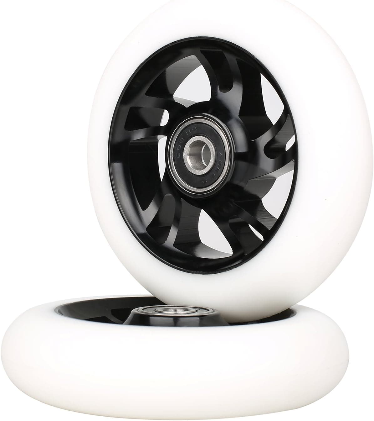 Kutrick 100mm Pro Stunt Scooter Replacement Wheels with ABEC 9 Bearing Come with Complete 2pcs