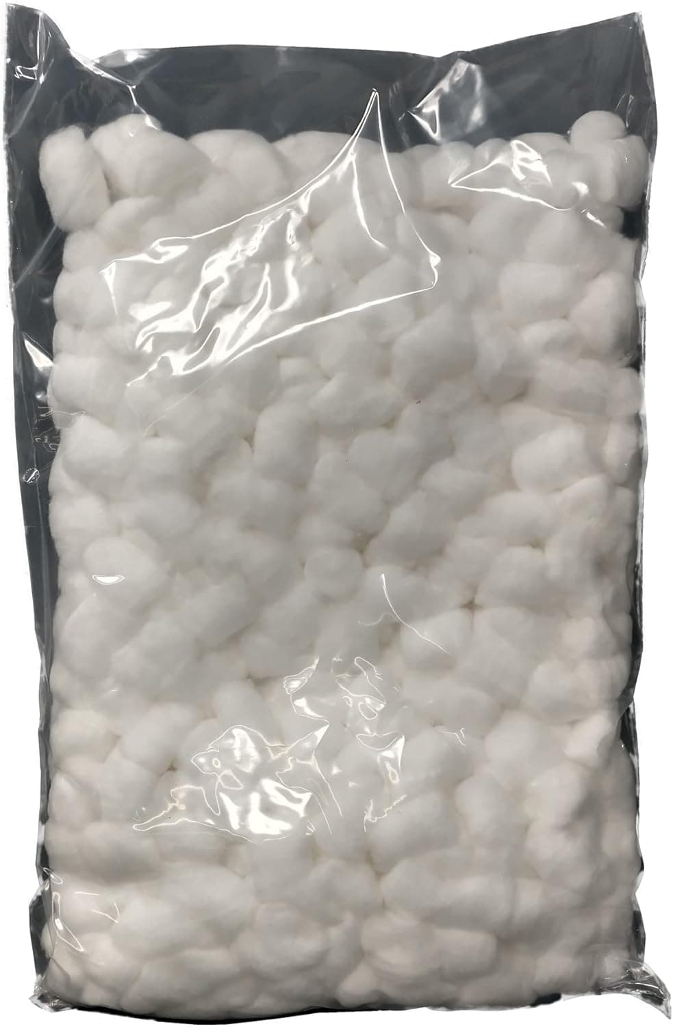 Cotton Balls [Pack of 500] Medium Non-Sterile Absorbent 100% Cotton Prepping Balls for Make-Up, Nail Polish Removal, Applying Oil Lotion or Powder, Crafts (500)