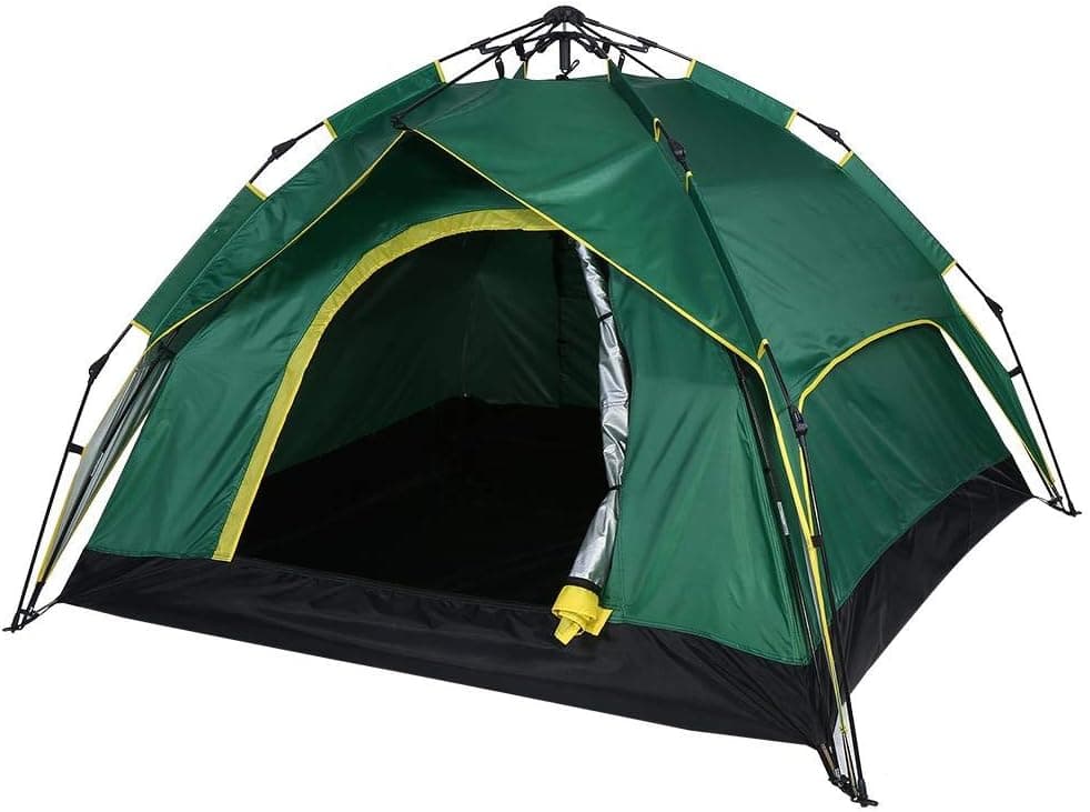 Cocoarm 3-4 Person Camping Tent,Waterproof Automatic Quick Open Double Layer Hydraulic Camping Beach Tent