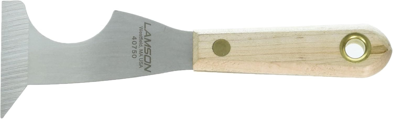 Lamson 40750 Trade Tools 5 In 1 Painter's Combination Tool-Stainless Steel, Maple Handle
