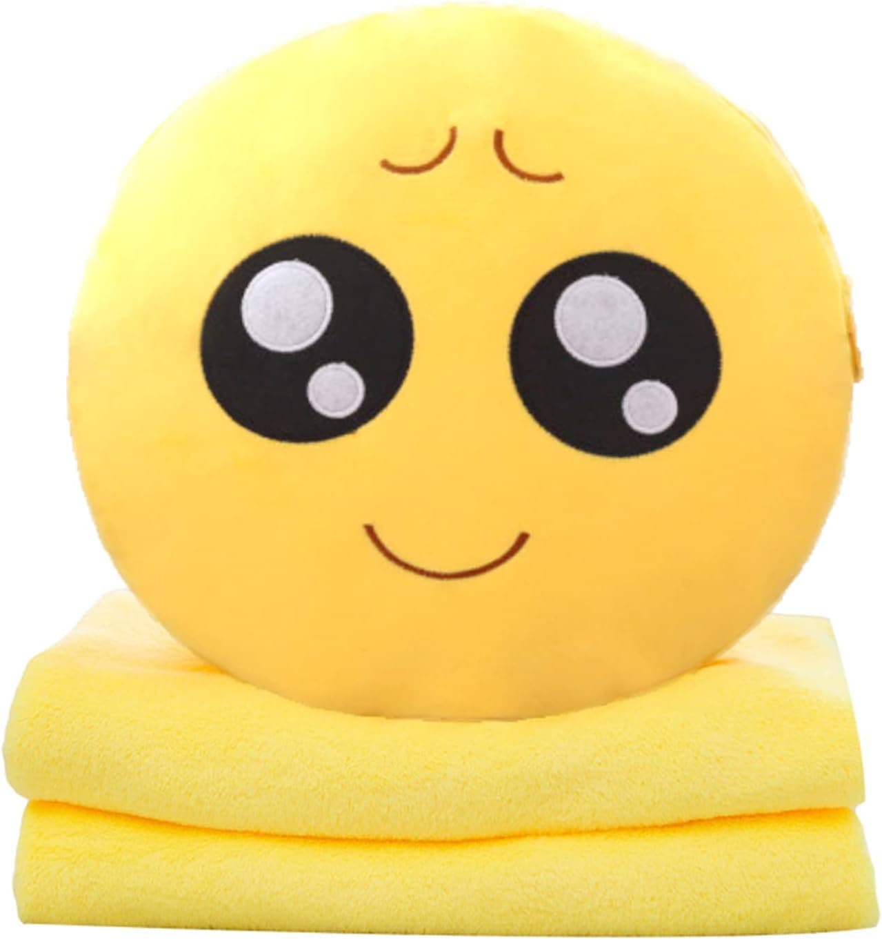Yepureo Multifunction Travel Blanket and Pillow Set Stuffed Animal Plush Toy 3D Pillow Soft Lumbar Back Cushion Plush Stuffed Toy Gifts for Children (Blanket 63 x 43 inch)