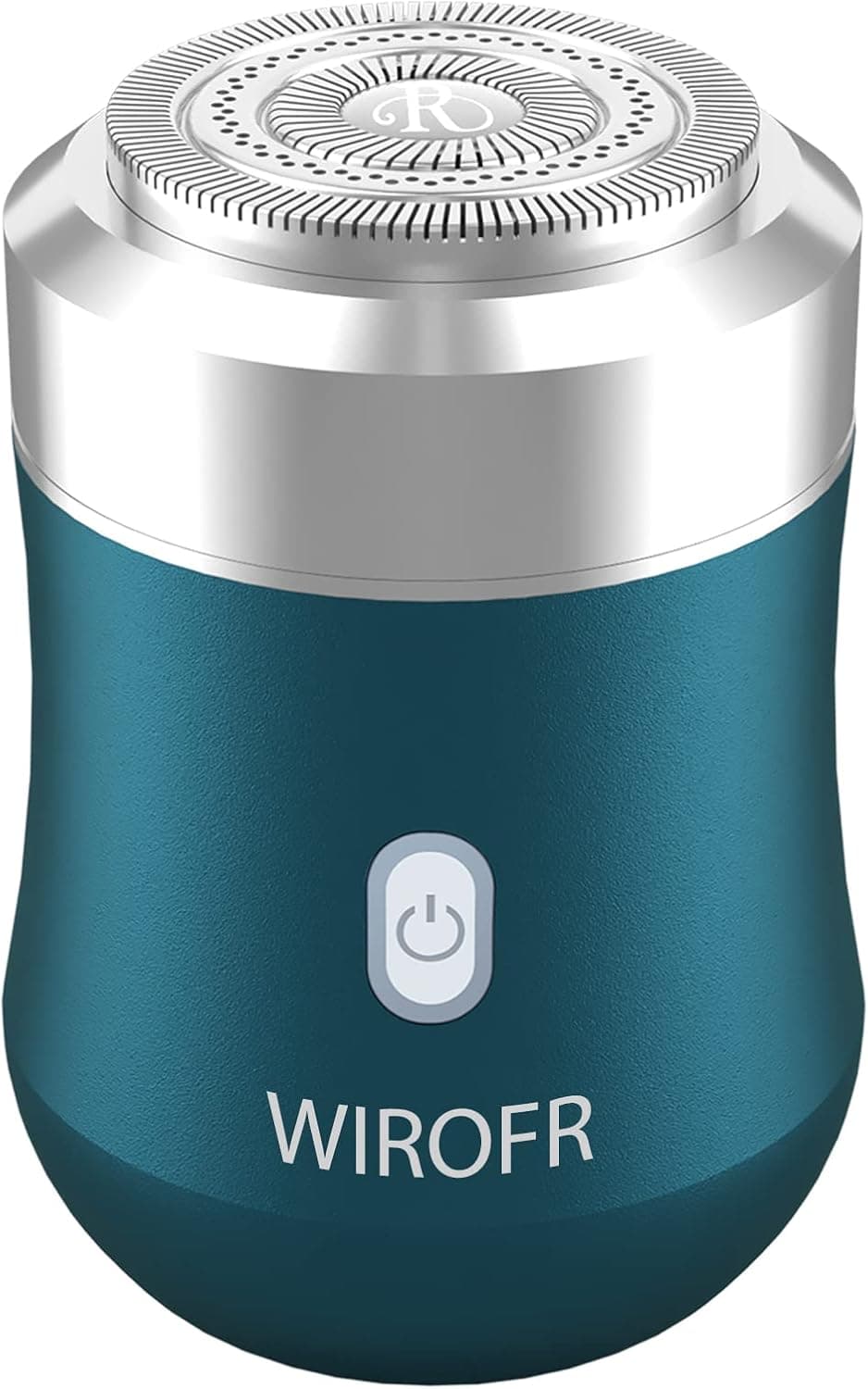 Electric Razor for Men, WIROFR Pocket Size USB Mini Shaver Portable Electric Shaver Travel Shaver Charging Easy One-Button Use Suitable for Home, Car, Travel (Blue)