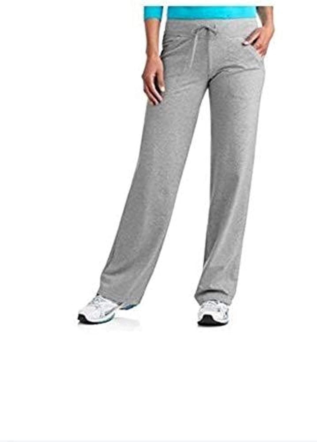 Danskin Now Women's Plus-Size Dri-More Core Relaxed Fit Workout Pant - 2X Plus - Gray