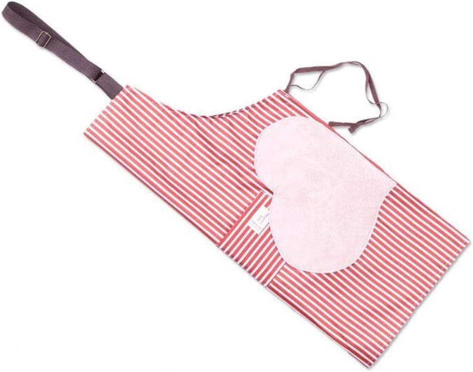 Waterproof Hand Erasable Apron Abrasion Hand Apron Waterproof And Oil-Proof Apron Kitchen Utility Equipment (red)