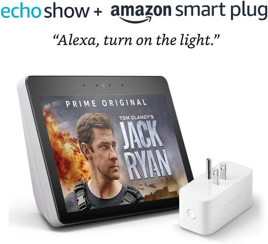 Echo Show (2nd Gen) with Amazon Smart Plug - Sandstone