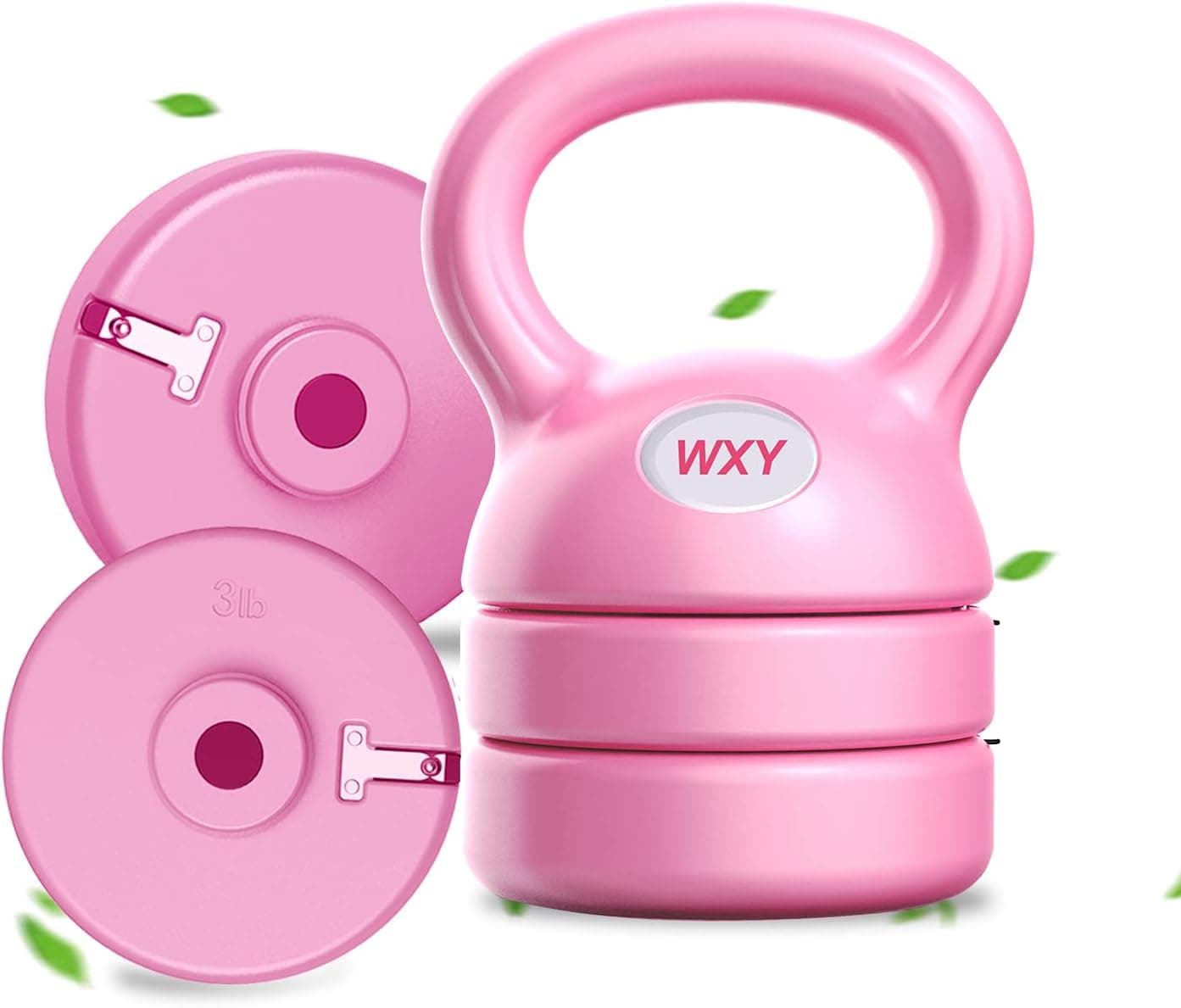 WXY Kettlebell Weight Set Adjustable: 5-12 Pounds Strength Training Dumbbell Clearance Fitness Equipment for Home Gym Suitable for Women Men Kids Full-Body Workout & Exercise