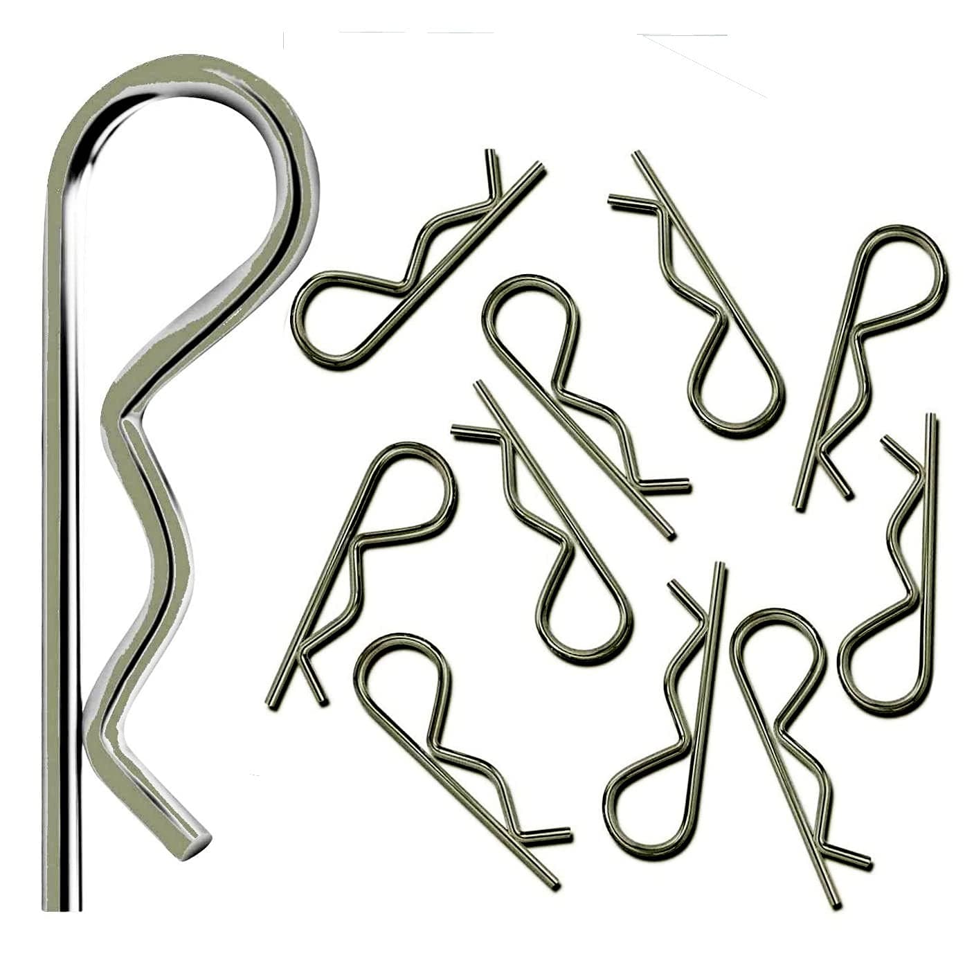 120Pack Universal RC Body Clips Pins by KCRTEK for All 1/8 1/10 1/12 Scale Redcat HPI Himoto HSP Exceed RC Car Parts Truck Buggy Shell Replacement