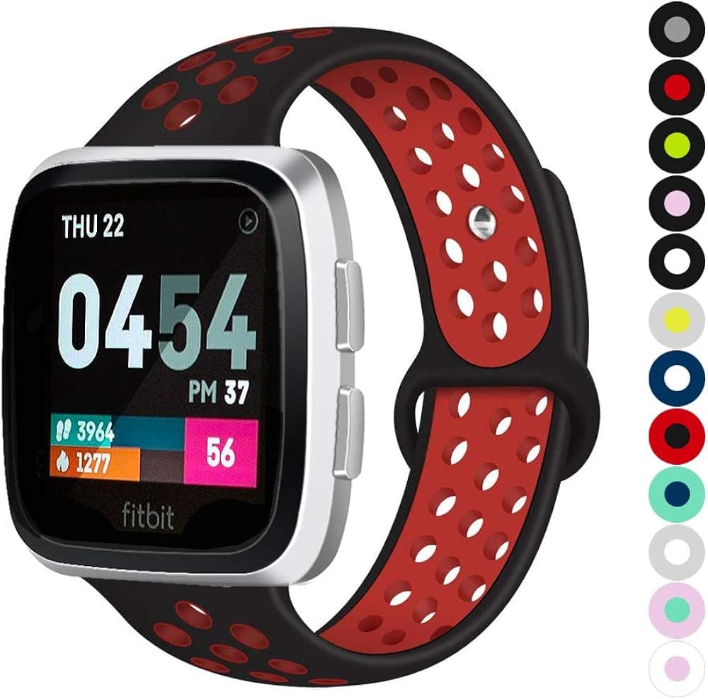 ITNISI Compatible for Fitbit Versa | Soft Silicone Replacement Sport Band for Versa 2/Versa Lite/Versa 1/SE