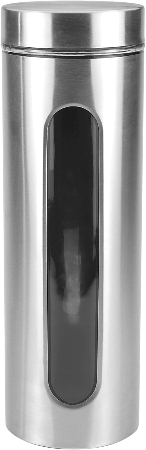 Anchor Hocking 64-Ounce Palladian Window Cylinder Jars, Set of 4