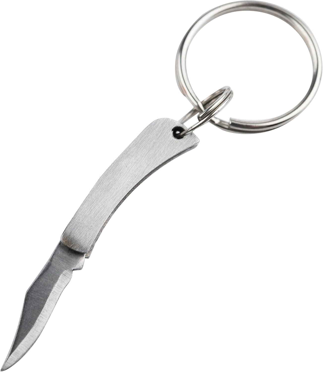 AceCamp Munkees Micro Folding Knife Keychain, World's Smallest Knife, Mini Portable Cutters Keyring, Tiny Pocket Tactical Blade for Outdoors, Camping, Hiking, Backpacking, Cutting - 1.5 inch