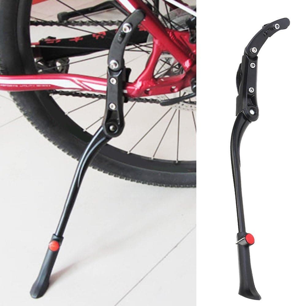 Sudopo Bike Kickstand, Adjustable Length Aluminum Rear Mount Kick Stand 18.5"-20.5", Heavy Duty Bike Cycle Prop for Any Mountain or Road Bike
