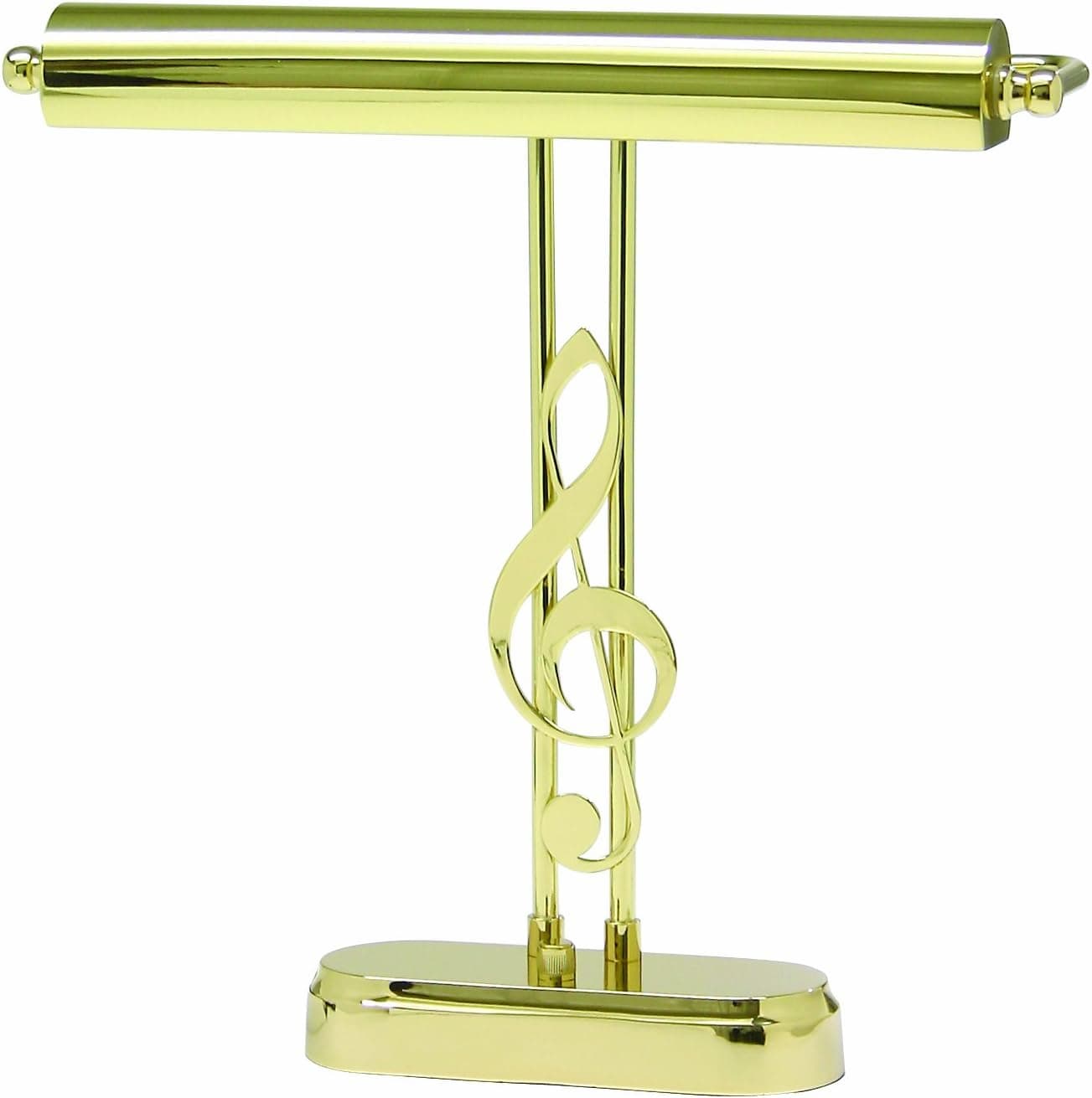 House Of Troy P15-90-61 15-1/2-Inch Portable Piano Lamp, Polished Brass