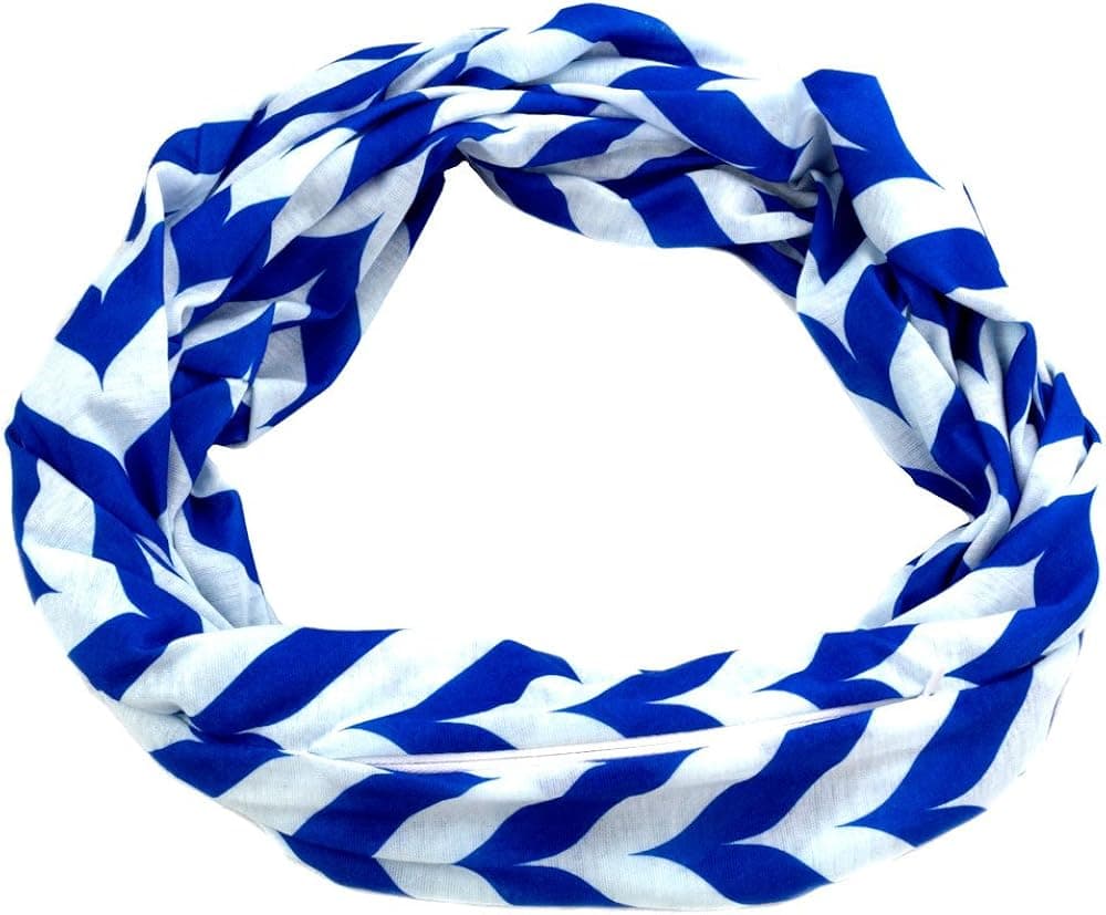 Shop Pop Fashion - Chevron Zipper Pocket Scarf for Women - Stores Keys, Wallet, Phone