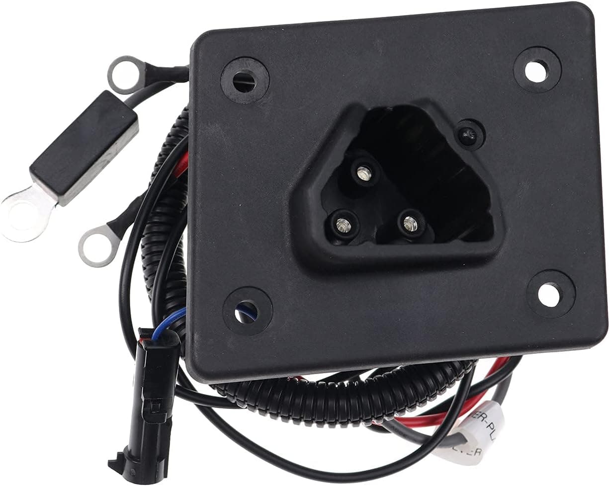 YIHETOP 48V Delta-Q Charger 602529 Receptacle for 2008-Up EZGO RXV TXT Golf Cart Battery Charger Plug