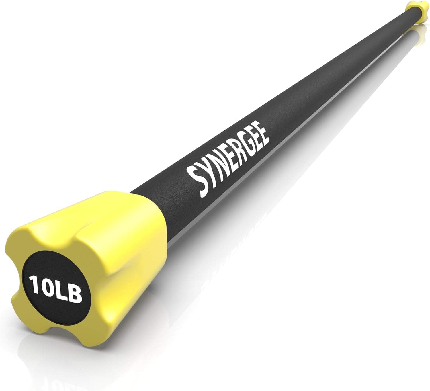 Synergee Workout Bar Weight Bar Combo Set - Multiple Weights Padded Weighted Bars – Body Toning Exercise Bar, Strength & Condition