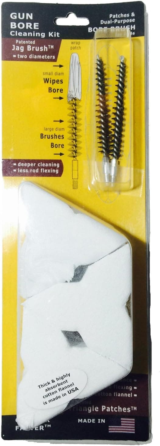 Cleaner Faster Kits, Cal 30, 308, 7.62, 7.5, Patented Nylon Bore Brushes and Patches, by BoreSmith