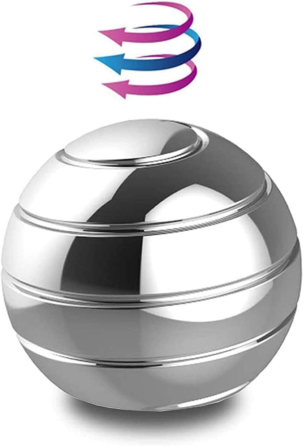Meiliss Kinetic Table Toys Golden Decompression Toys Full-Body Visual Illusions Playing with Spinning Balls Gifts for Men Women and Children