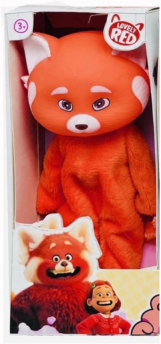 6-inch Red pandaDoll, Kids Toys for Ages 3 and up, Multicolor