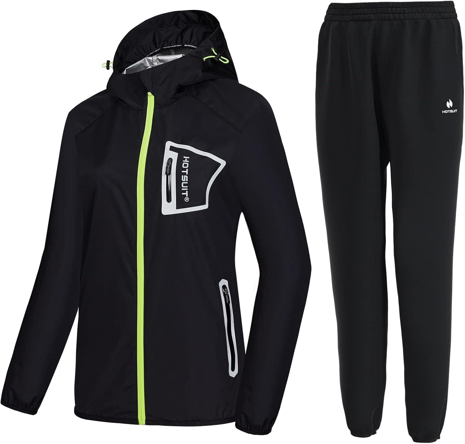 HOTSUIT Sauna Suit Women Durable Boxing Sweat Suits Gym Workout Exercise Sauna Jacket Pants