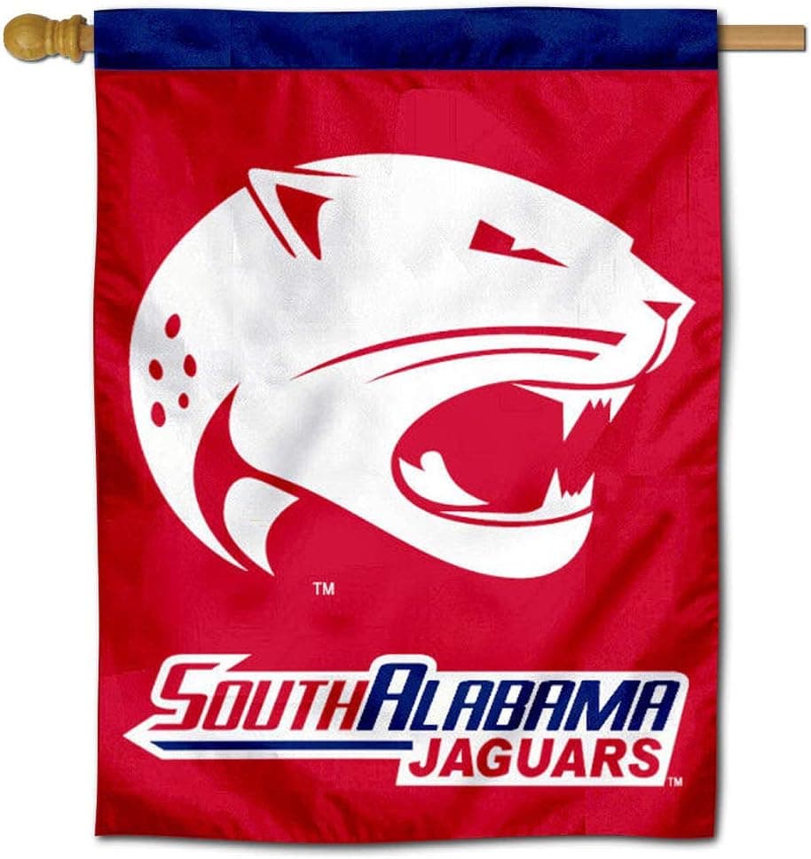 South Alabama USA Jaguars Banner House Flag