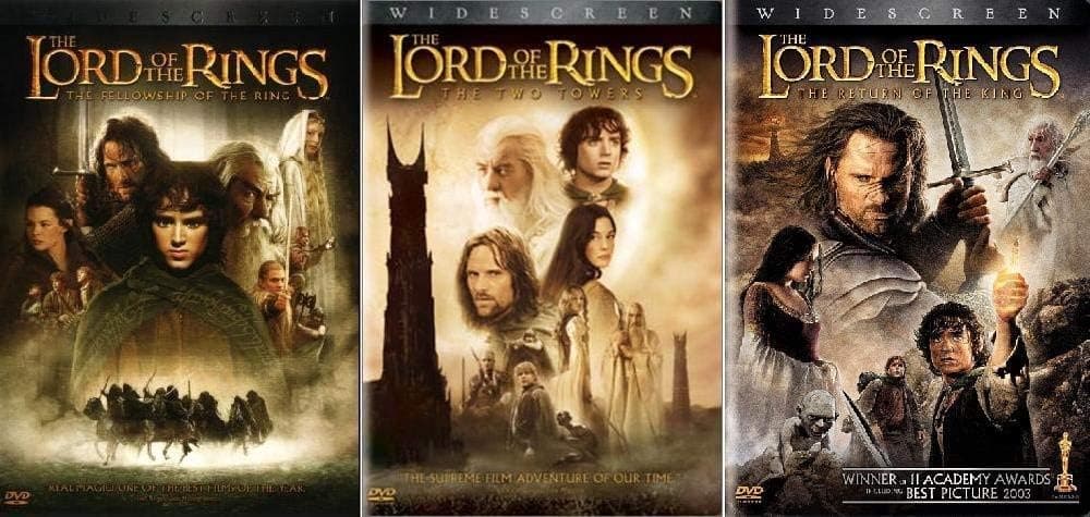 The Lord of the Rings Collection (3-Movies DVD set-Widescreen)