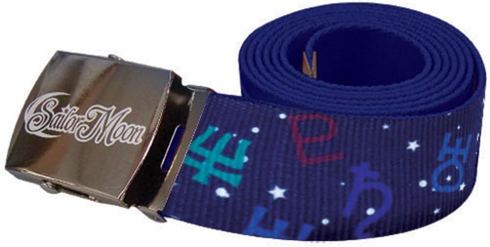 Sailor Moon Men's S Outside Solar System Sailor Anime Belt One Size