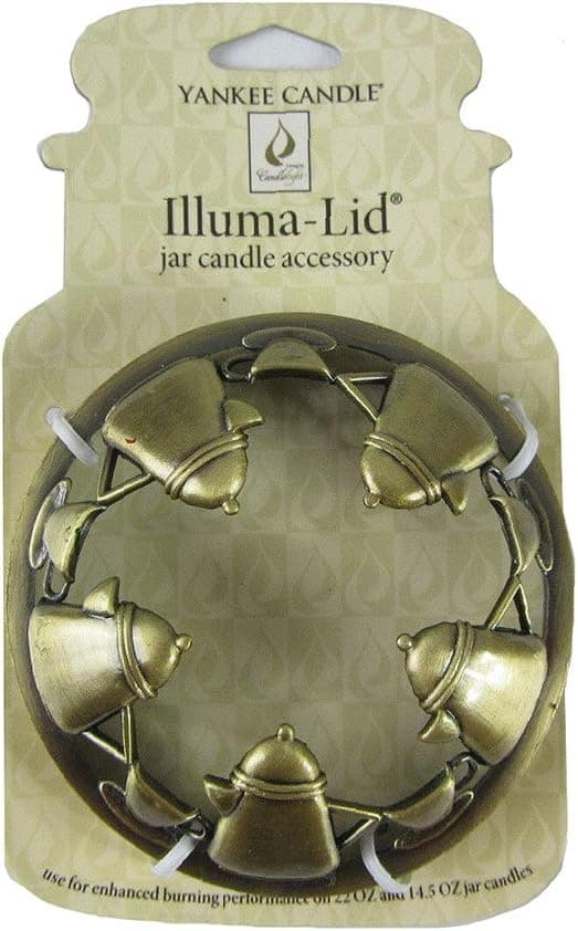 Yankee Candle COFFEE & CUPS Illuma Lid Dome for Large & Medium Jars Cafe Collection