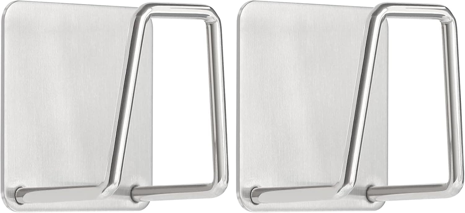 Sponge Holder for Kitchen Sink 2 Packs, Never Rust Slivery 304 Stainless Steel Material, 2.5 lbs Capacity