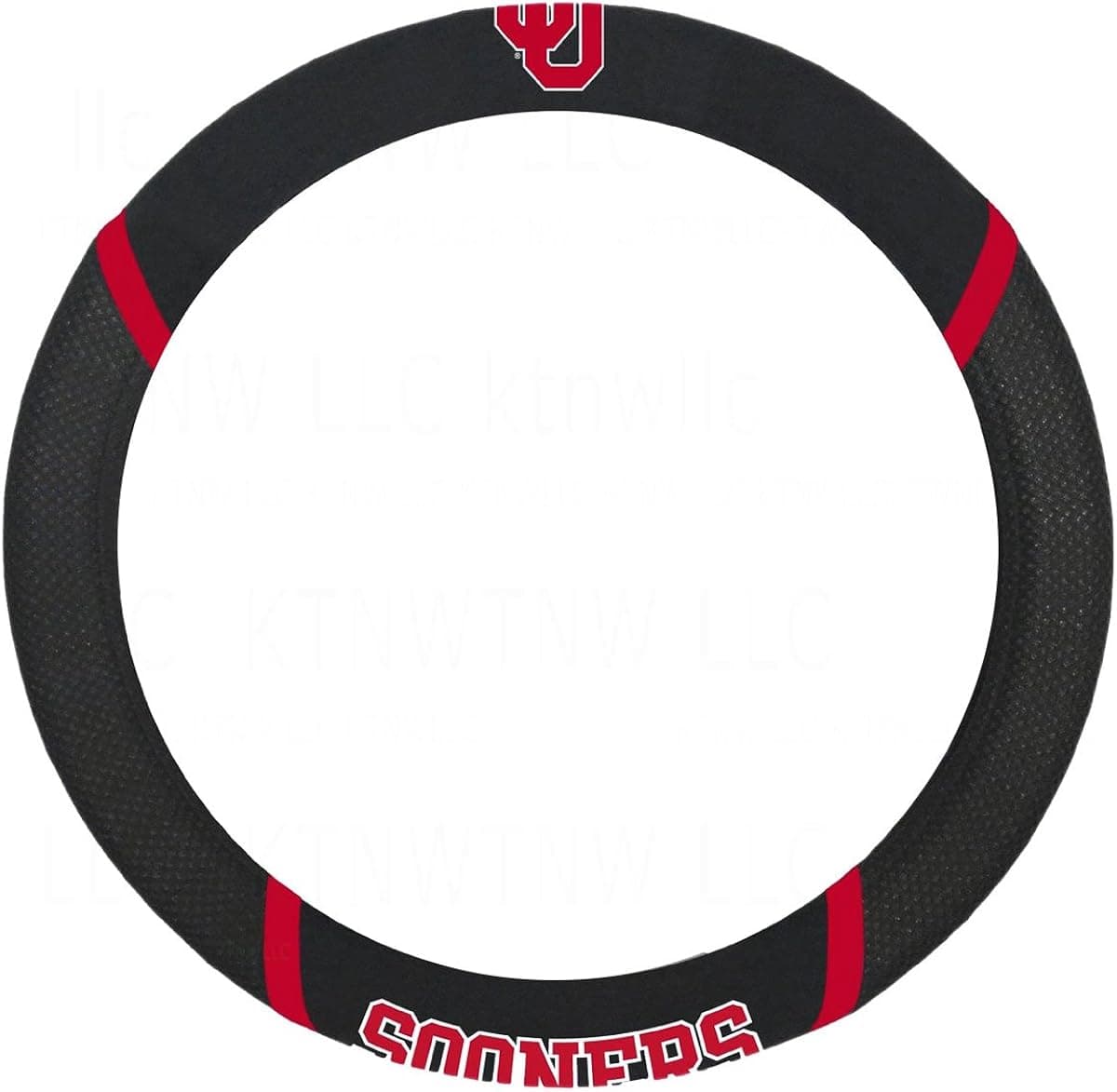 FANMATS NCAA Unisex-Adult Embroidered Steering Wheel Cover