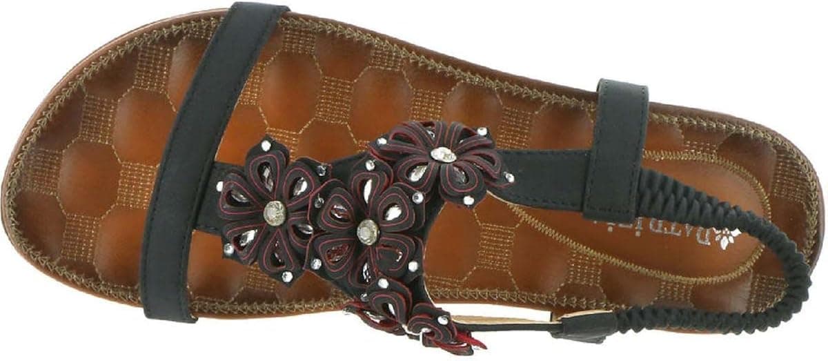 PATRIZIA INDRA Women's T-Strap Sandal