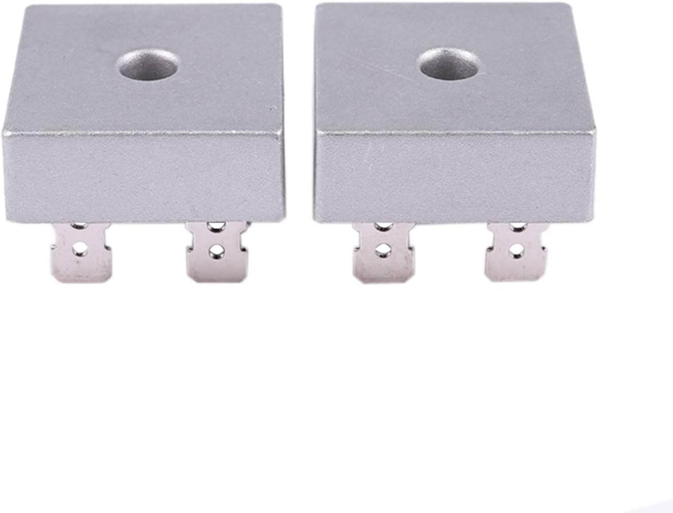 SODIAL 2 Pcs Square Silver Tone Head 1000V 25A Full Wave Bridge Rectifier