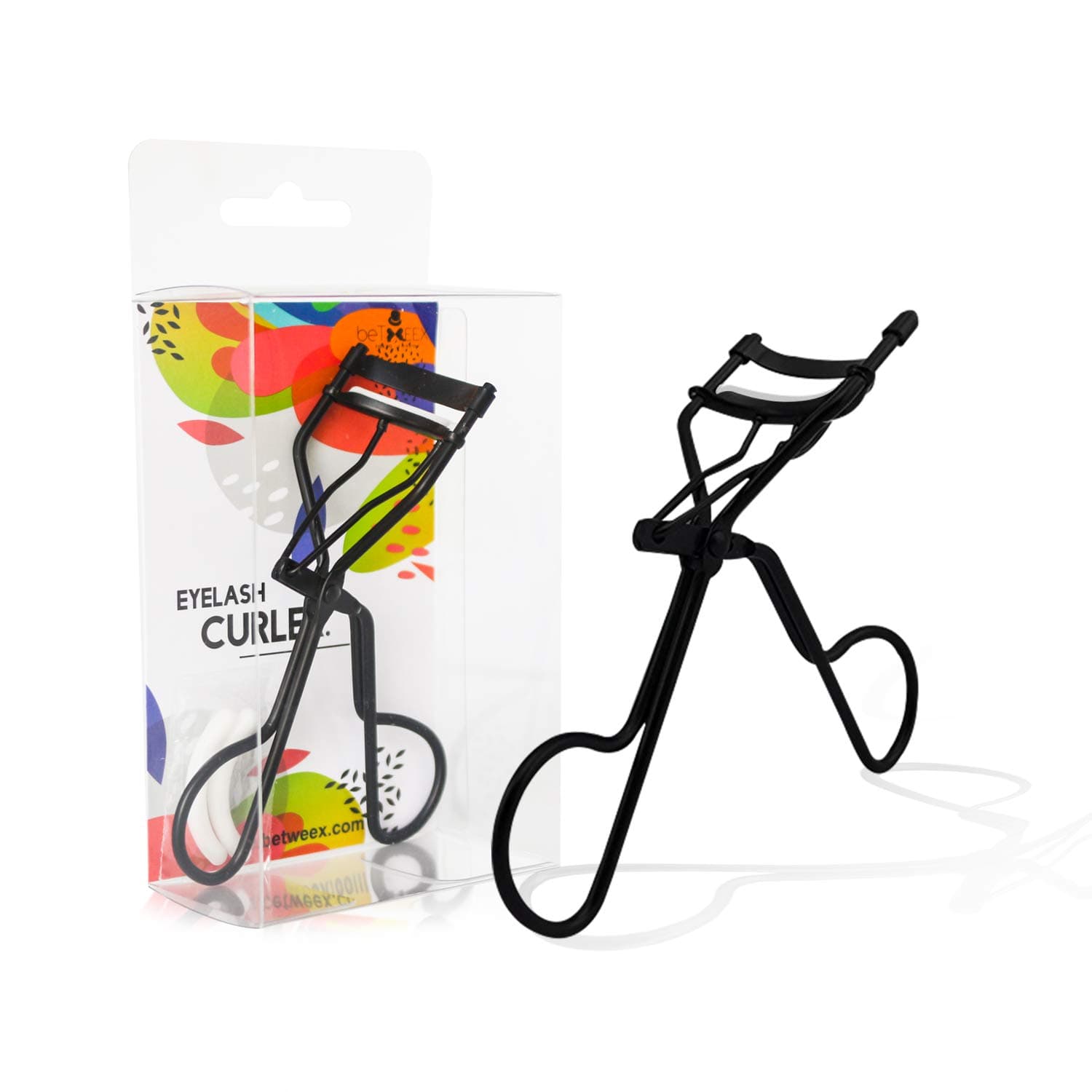 beTweex Eyelash Curler With Refill Pads No Pinching Dramatically Curled Eyelashes Lash Line More Curve Curler Fits All Eye Shapes Stainless Stain Curler Handle Get Long Lasting Eyelash Travel Curler