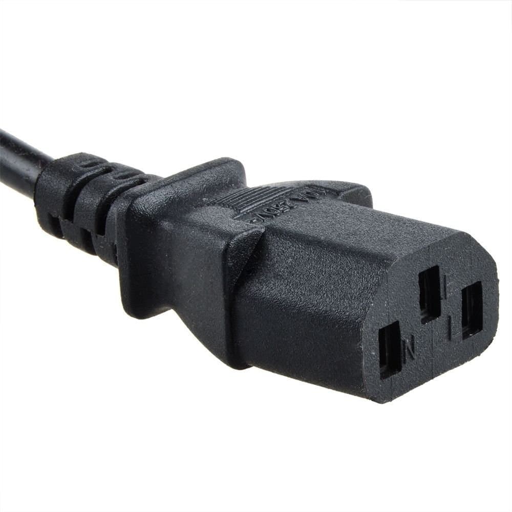 3-Prong 6FT AC 10a 300v AC Adapter Power Cord Cable for Microsoft Xbox 360