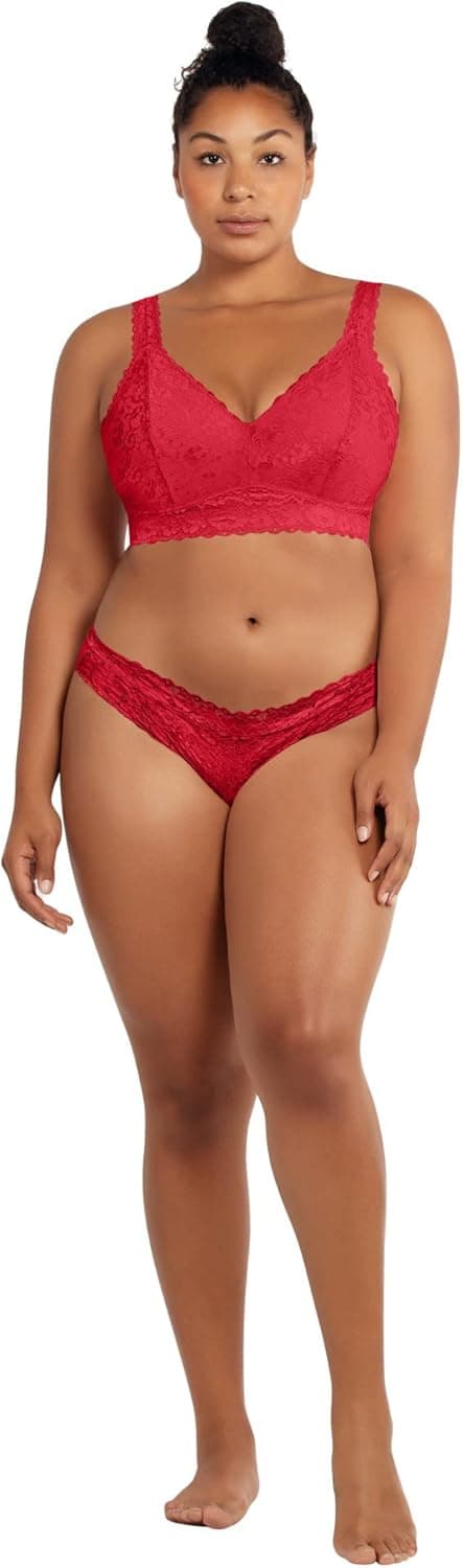 PARFAIT Adriana P5482 Women's Curvy and Full Bust Supportive Wire-Free Lace Bra