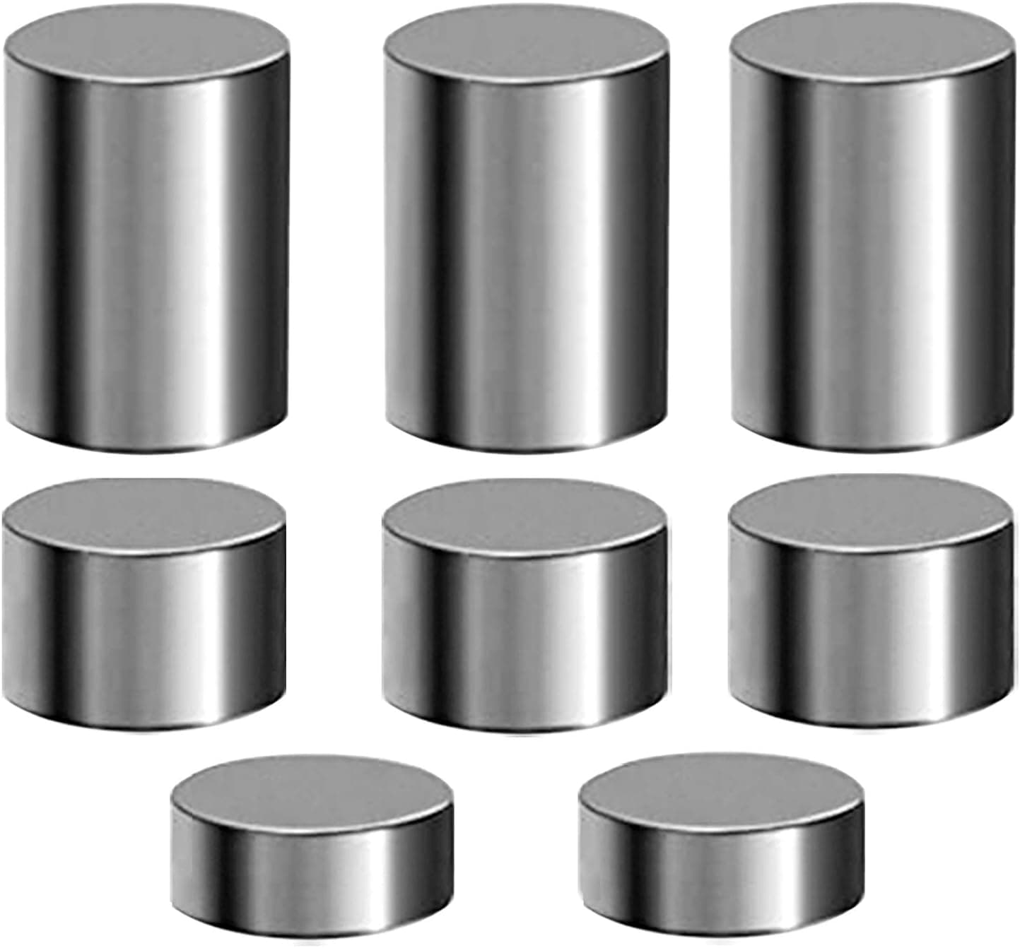 Tungsten Weights 3/8 Inch Incremental Cylinders for Racing Pinecar Derby Tungsten Weight in Assorted Sizes to Boost Your Speed (2.5 Ounce)
