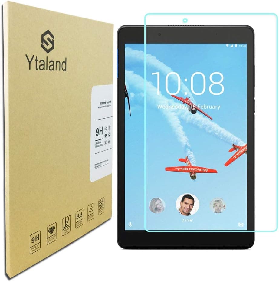 Ytaland for Lenovo Tab E8 Screen Protector, Anti-Fingerprints Thin Tempered Glass Screen Protector for Lenovo Tab E8 Tablet