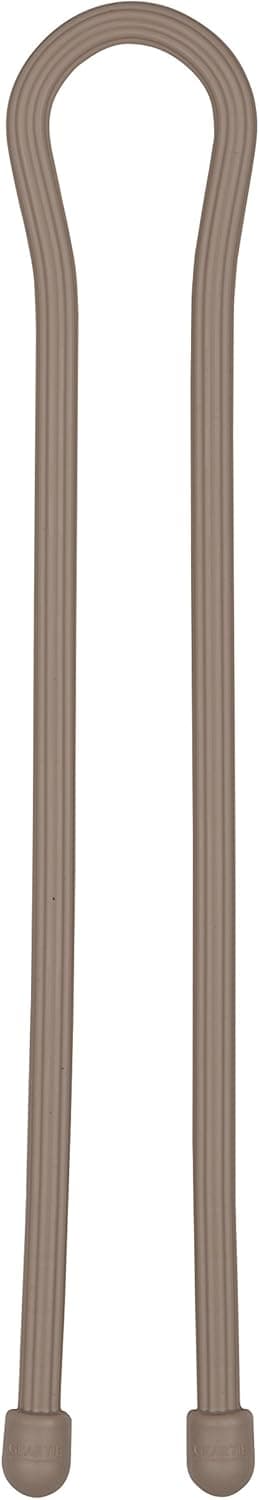 Nite Ize Gear Tie Reusable Rubber Twist Tie, 18-Inch, Desert Tan, 2-pack