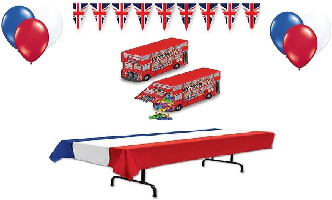 Multiple British (Union Jack) Decorations (Party Supplies)
