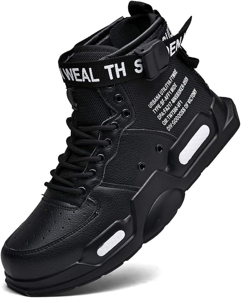 XIDISO Fashion Mens Women Sneakers High Top Walking Shoes Sport Athletic Casual Shoe for Men